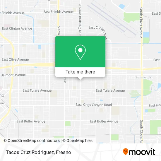 Tacos Cruz Rodriguez map