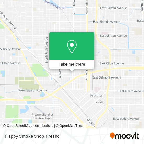 Mapa de Happy Smoke Shop