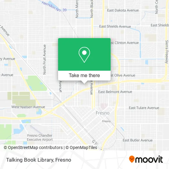 Talking Book Library map