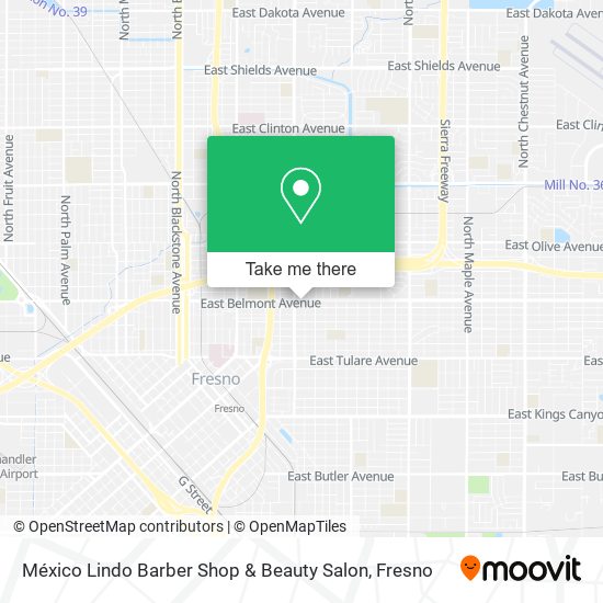 Mapa de México Lindo Barber Shop & Beauty Salon