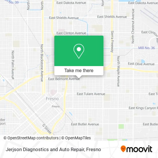 Jerjson Diagnostics and Auto Repair map