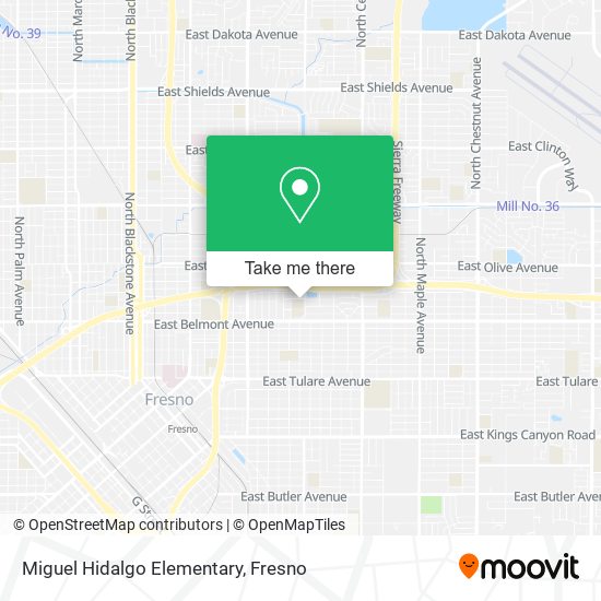Miguel Hidalgo Elementary map