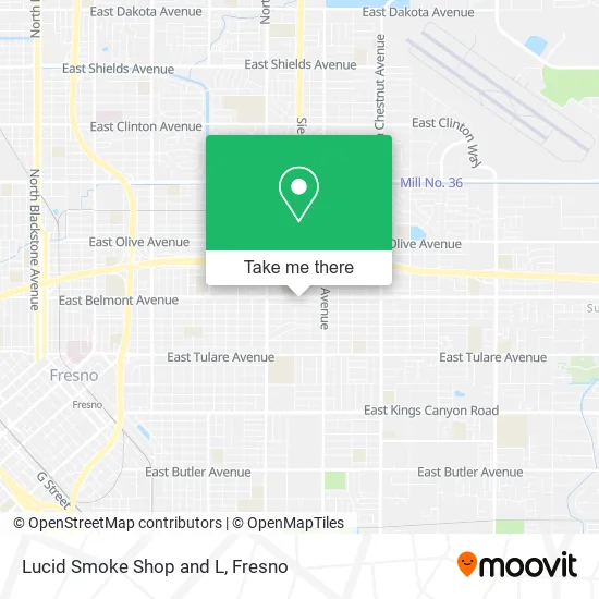 Mapa de Lucid Smoke Shop and L