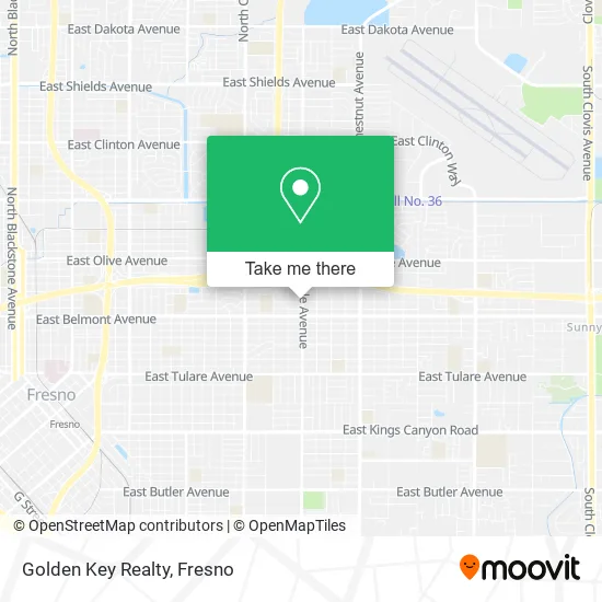 Golden Key Realty map