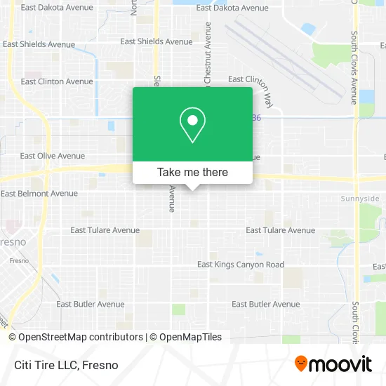 Citi Tire LLC map