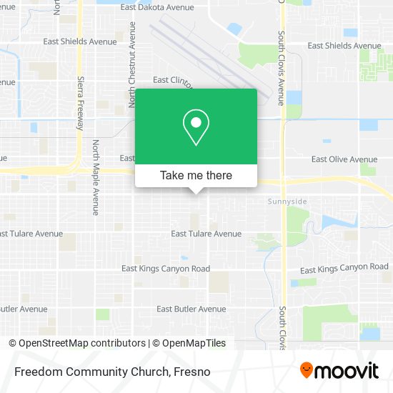 Freedom Community Church map