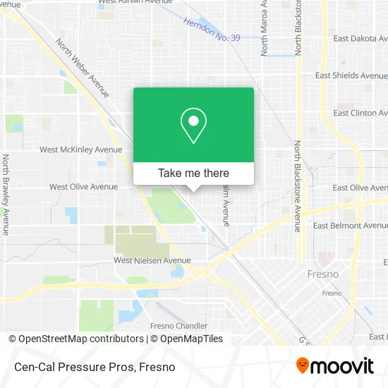Mapa de Cen-Cal Pressure Pros
