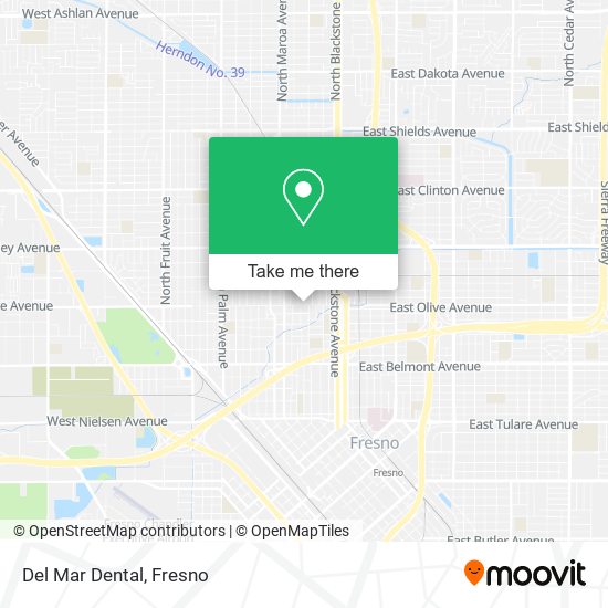 Del Mar Dental map