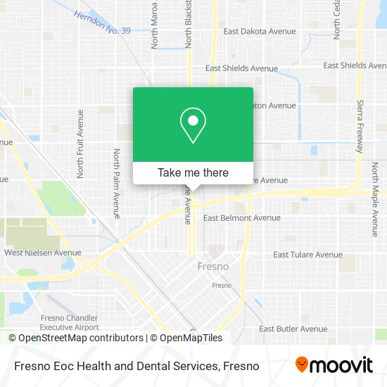 Fresno Eoc Health and Dental Services map