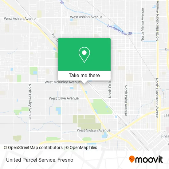 Mapa de United Parcel Service