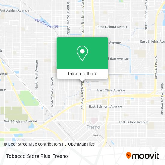 Mapa de Tobacco Store Plus