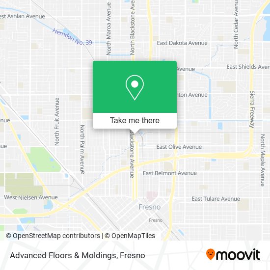 Mapa de Advanced Floors & Moldings