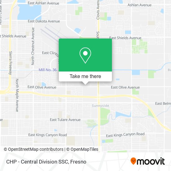 CHP - Central Division SSC map