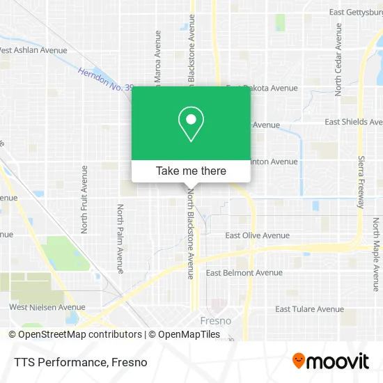 Mapa de TTS Performance