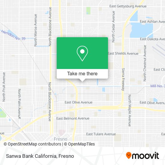 Sanwa Bank California map