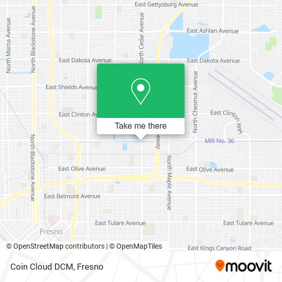 Coin Cloud DCM map