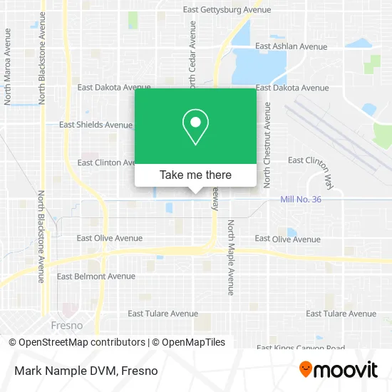 Mark Nample DVM map