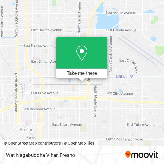 Mapa de Wat Nagabuddha Vihar