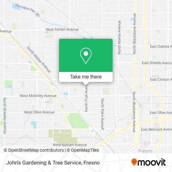 John's Gardening & Tree Service map