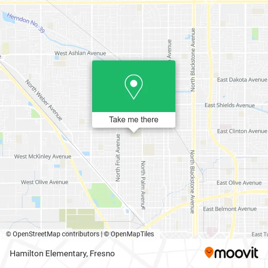 Mapa de Hamilton Elementary