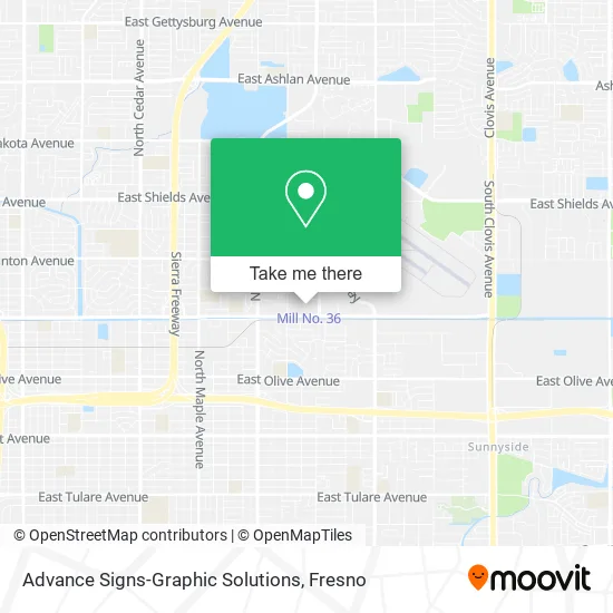 Advance Signs-Graphic Solutions map