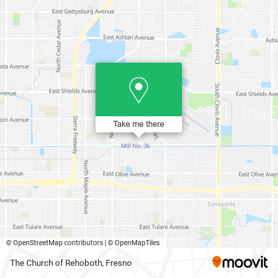 Mapa de The Church of Rehoboth