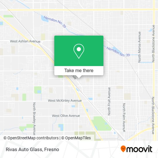 Rivas Auto Glass map