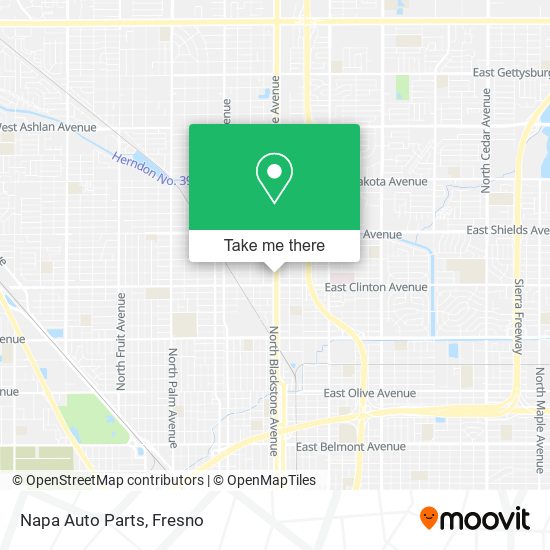 Napa Auto Parts map