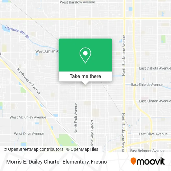 Mapa de Morris E. Dailey Charter Elementary