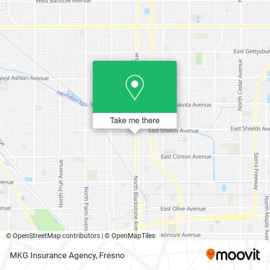 Mapa de MKG Insurance Agency