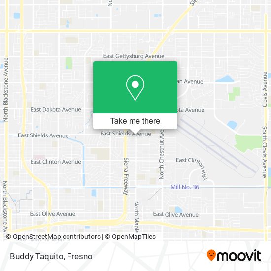 Mapa de Buddy Taquito