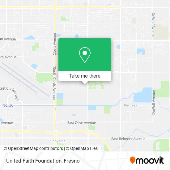 Mapa de United Faith Foundation