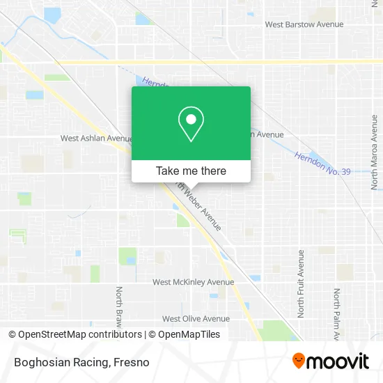 Boghosian Racing map