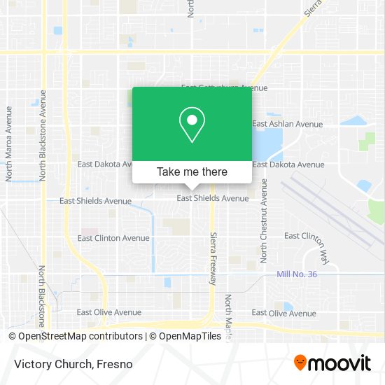 Victory Church map