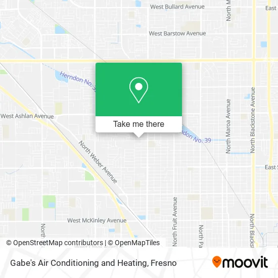 Gabe's Air Conditioning and Heating map