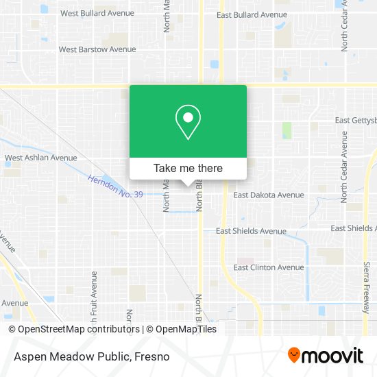 Aspen Meadow Public map