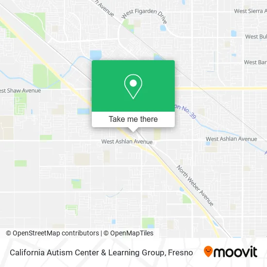 California Autism Center & Learning Group map