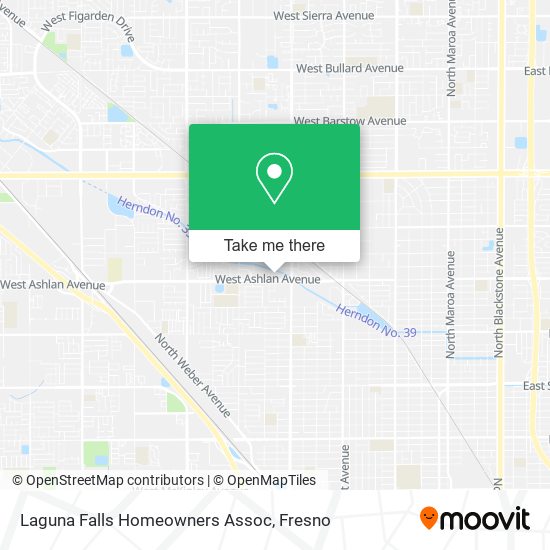 Laguna Falls Homeowners Assoc map