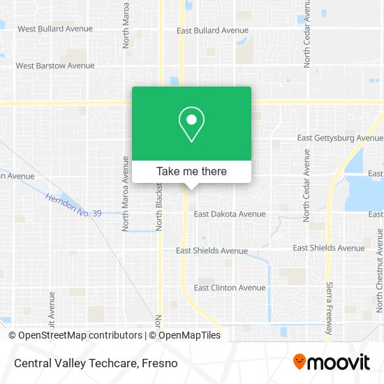 Central Valley Techcare map