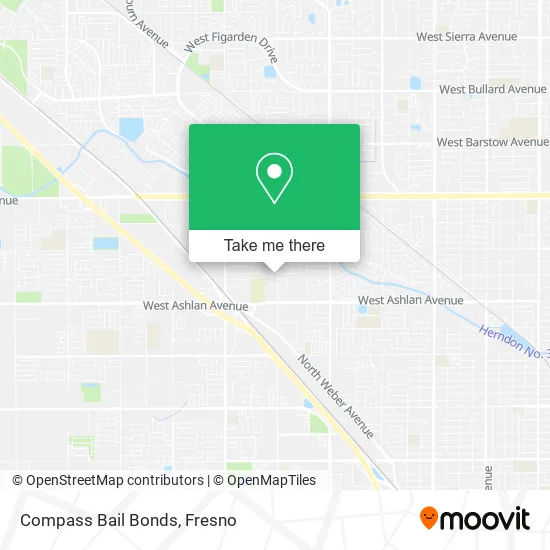 Compass Bail Bonds map