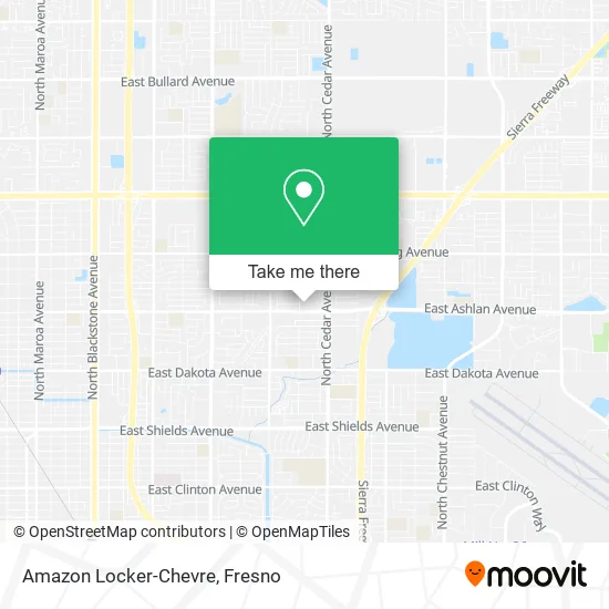 Amazon Locker-Chevre map