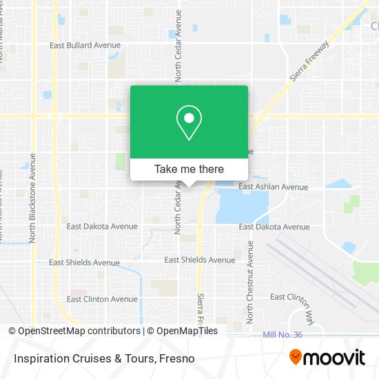 Inspiration Cruises & Tours map