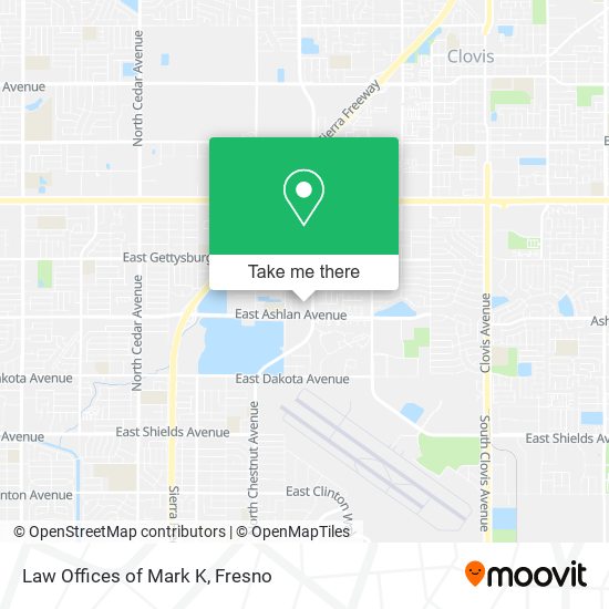 Mapa de Law Offices of Mark K
