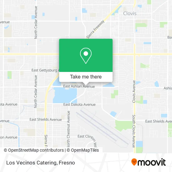 Mapa de Los Vecinos Catering