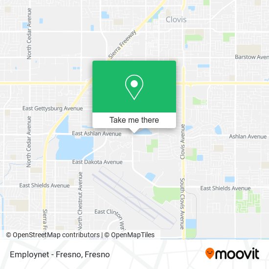 Employnet - Fresno map