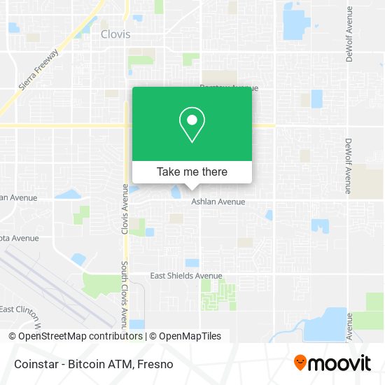 Coinstar - Bitcoin ATM map