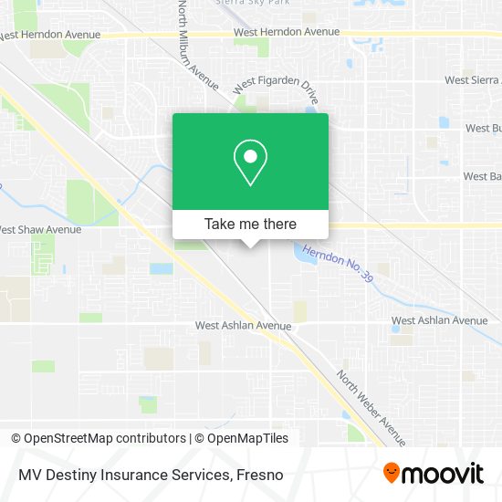 Mapa de MV Destiny Insurance Services
