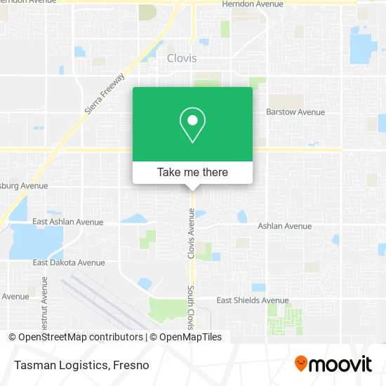Mapa de Tasman Logistics