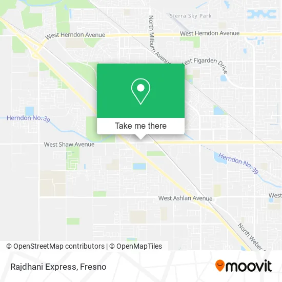 Rajdhani Express map