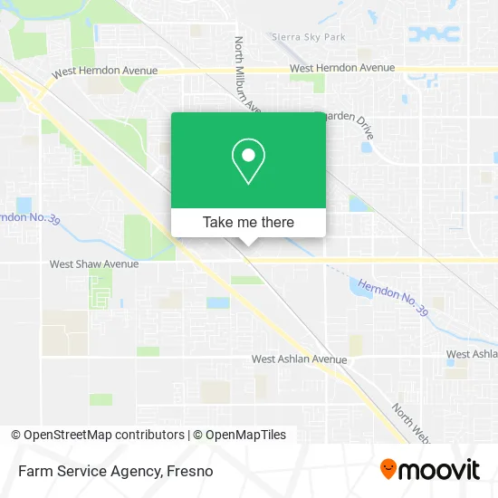 Farm Service Agency map